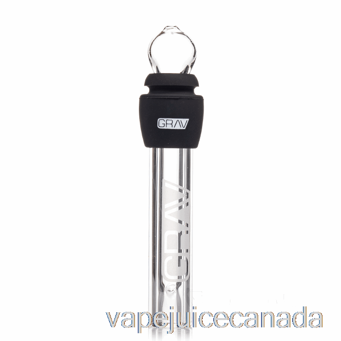 Vape Canada GRAV Glass Blunt with Silicone Black